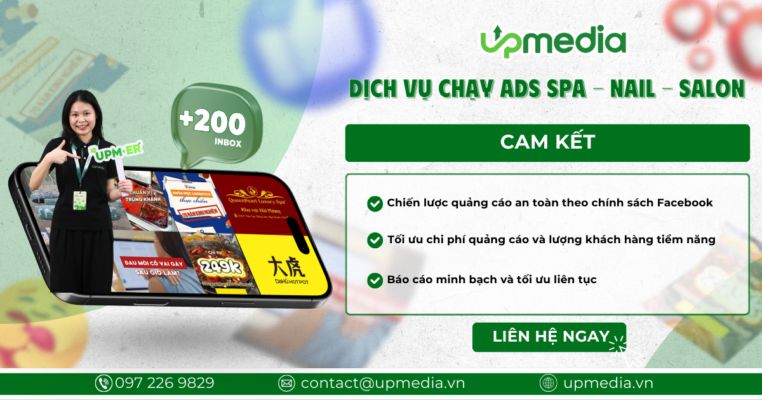 Dịch vụ chạy quảng cáo Spa tại Up Media Agency